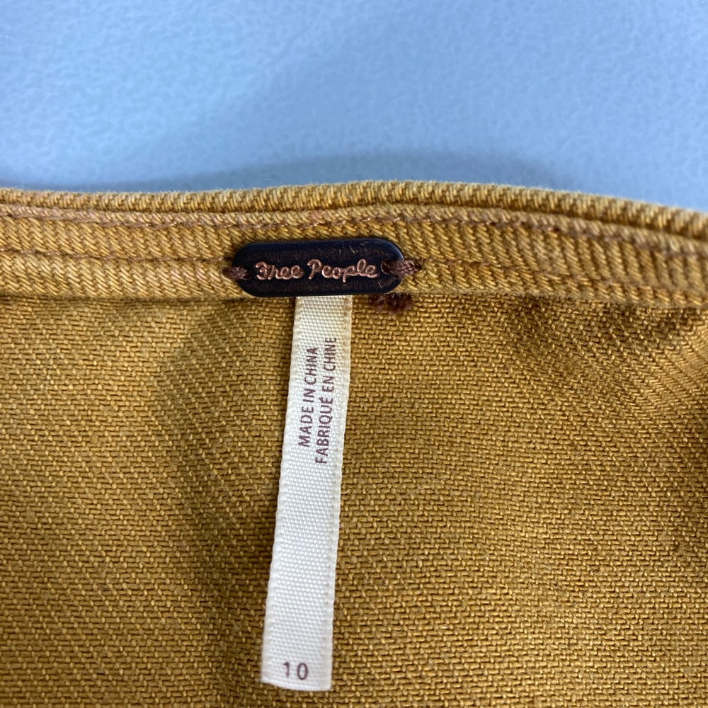 Free People Tan A-Line Skirt - Picture 9 of 14